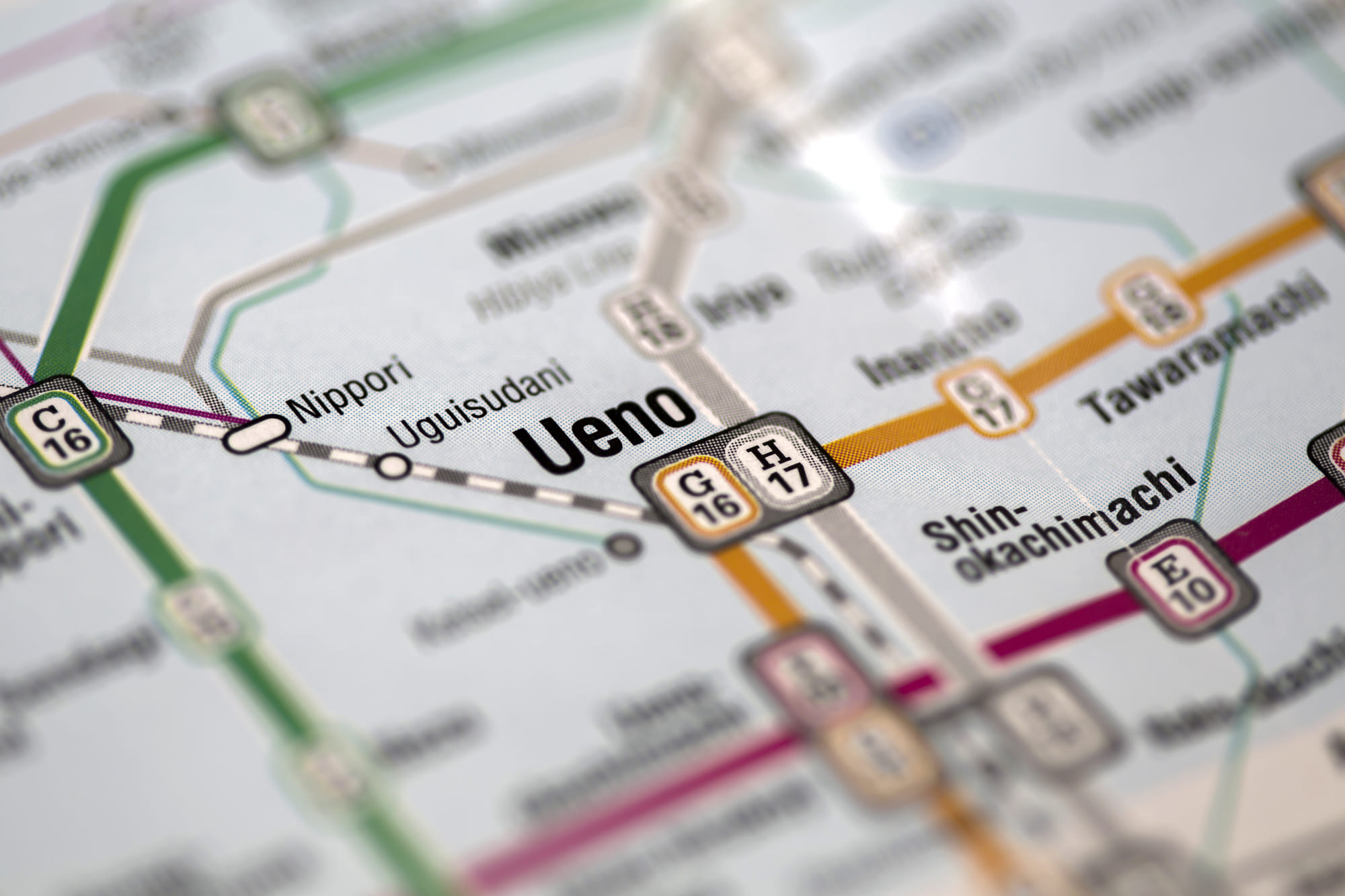 上野駅のコインロッカー 東京都 Tebura