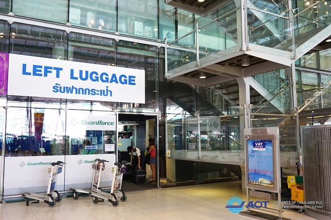 suvarnabhumi airport left luggage