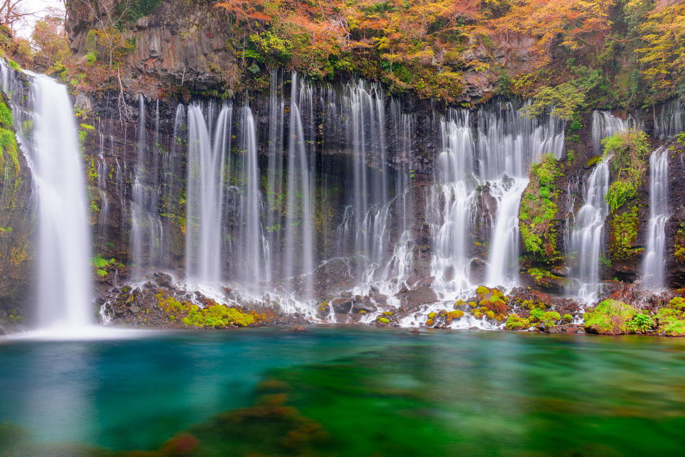 Enjoy At Shiraito Waterfall Tebura
